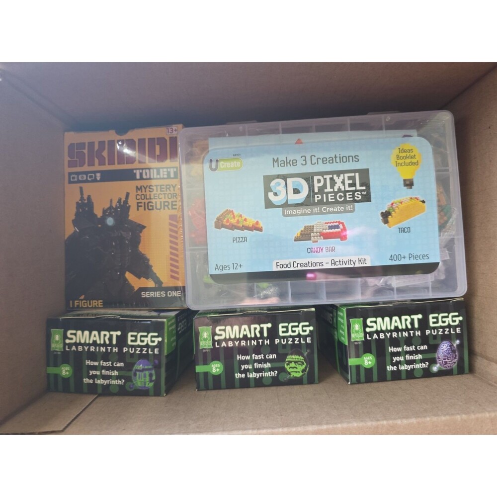 Box Of Toys Smart Eggs, Ucreate, Skibidi